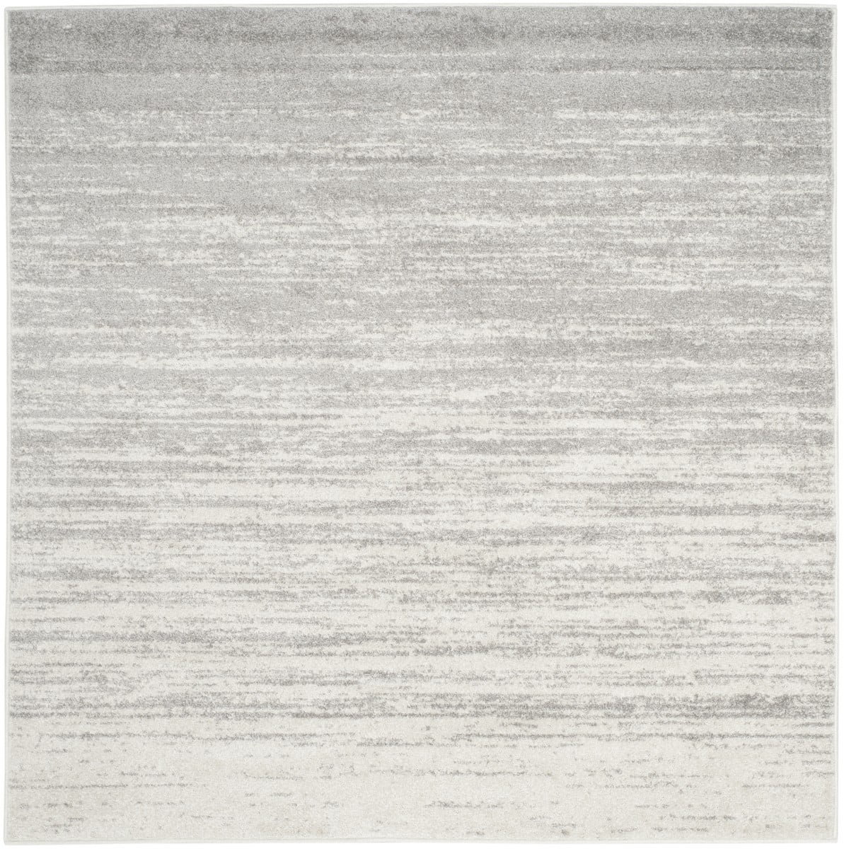 SAFAVIEH Adirondack Esmond Abstract Area Rug, Ivory/Silver, 3' x 3' Square
