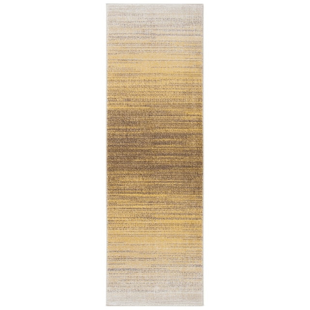 SAFAVIEH Adirondack Maris Abstract Runner Rug, Gold/Ivory, 2'6" x 12'