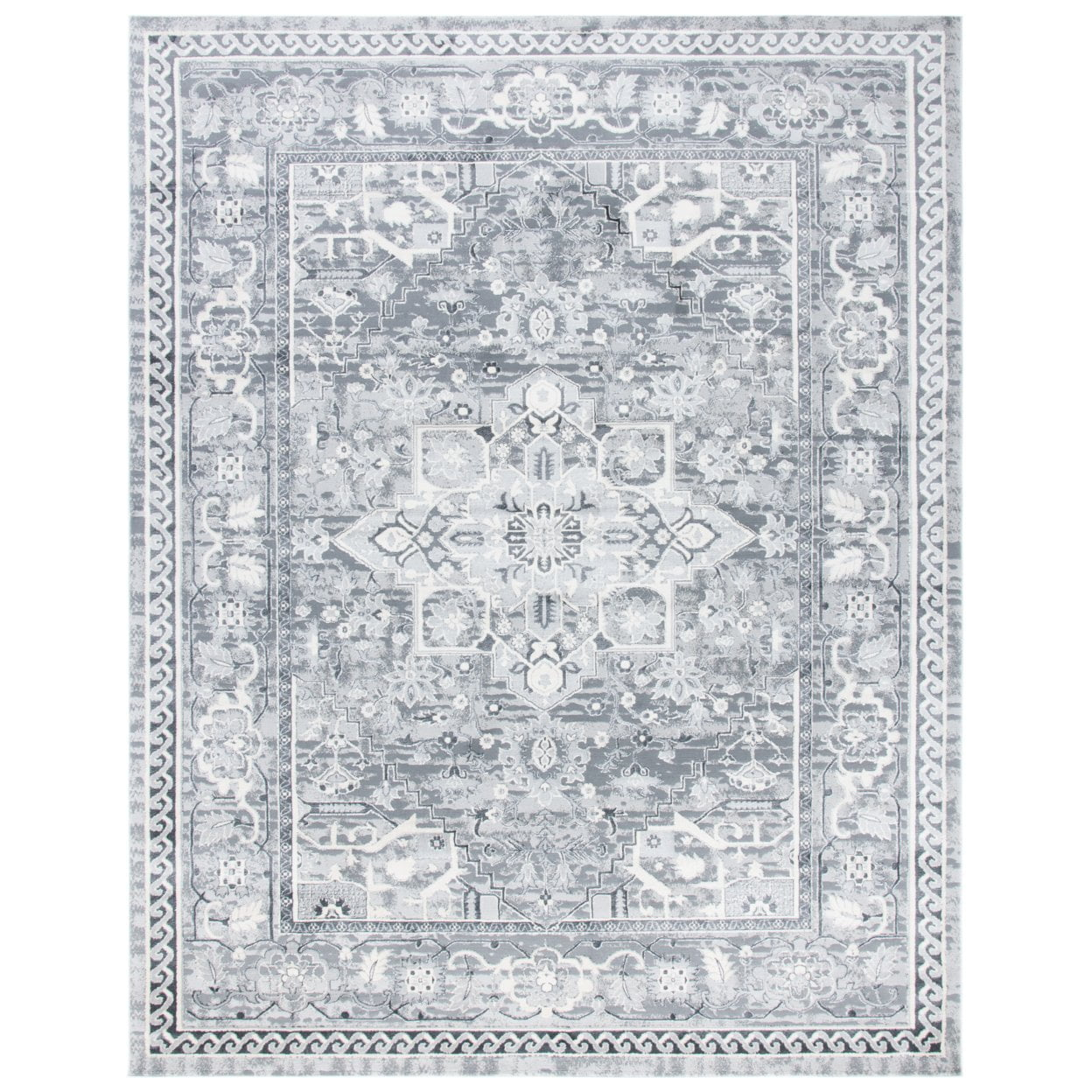 SAFAVIEH Alhambra Collection ALH610A Cream / Grey Rug