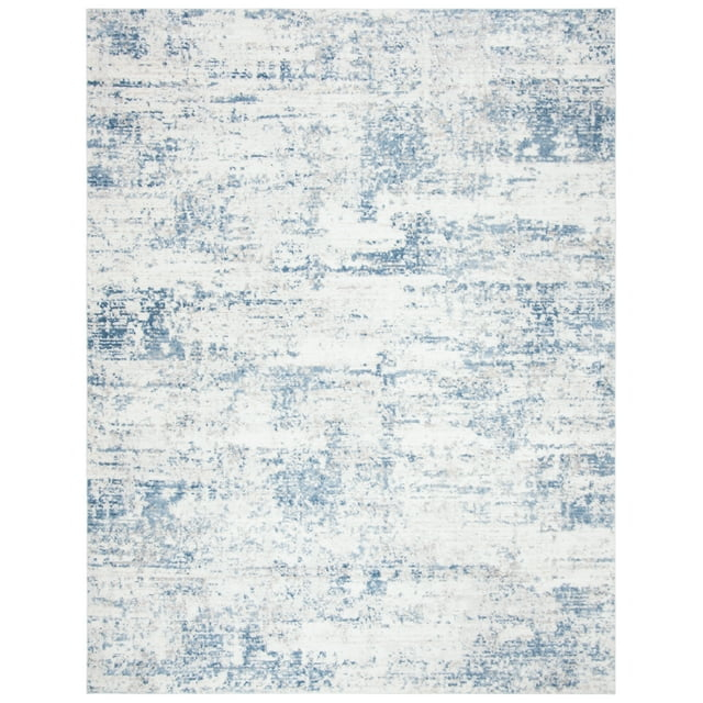 SAFAVIEH Amelia Ian Abstract Area Rug, Ivory/Blue, 10' x 14'