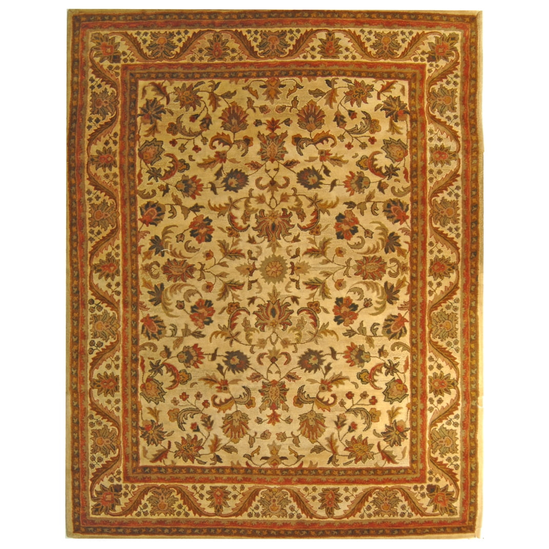 SAFAVIEH Antiquity Carmella Oriental Wool Area Rug, Gold, 2'6" x 5' Half Moon