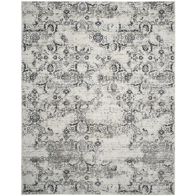 SAFAVIEH Artifact Emmeline Abstract Area Rug, Charcoal/Cream, 4' x 6'