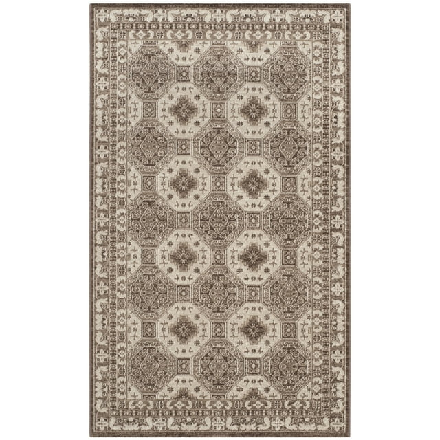 SAFAVIEH Artisan Thurstan Geometric Area Rug, Brown/Ivory, 8' x 10'