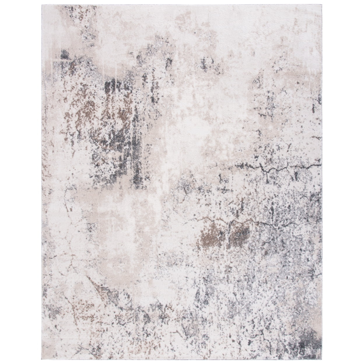 SAFAVIEH Aston Charmaine Abstract Area Rug, Ivory/Grey, 10' x 14'