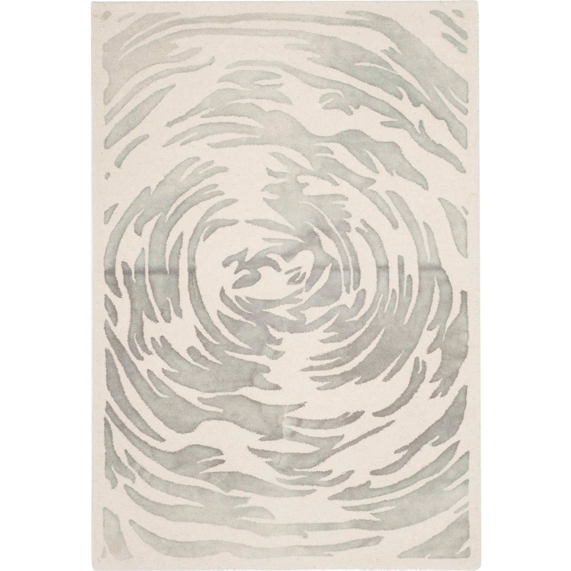 Bella BEL128 Hand Tufted Accent Rug - Ivory/Grey - 3'x5' - Safavieh.