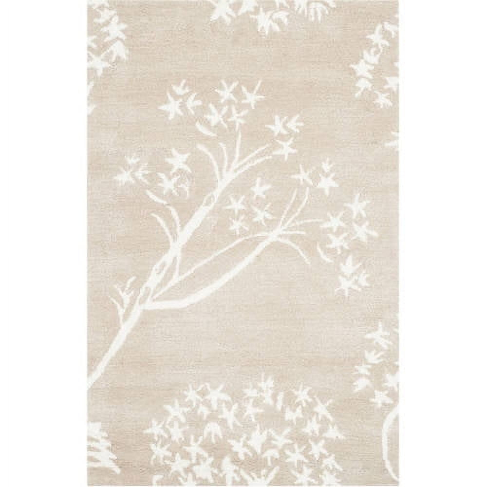 Bella BEL131 Hand Tufted Area Rug - Sand/Ivory - 6'x9' - Safavieh.