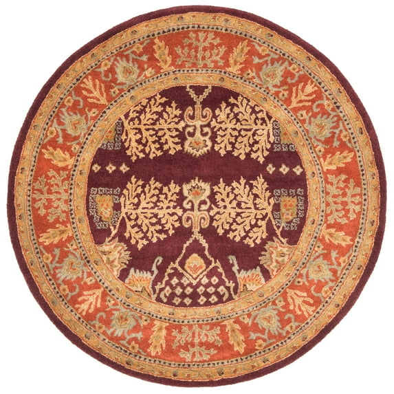 SAFAVIEH Bergama BRG190C Handmade Red / Rust Rug