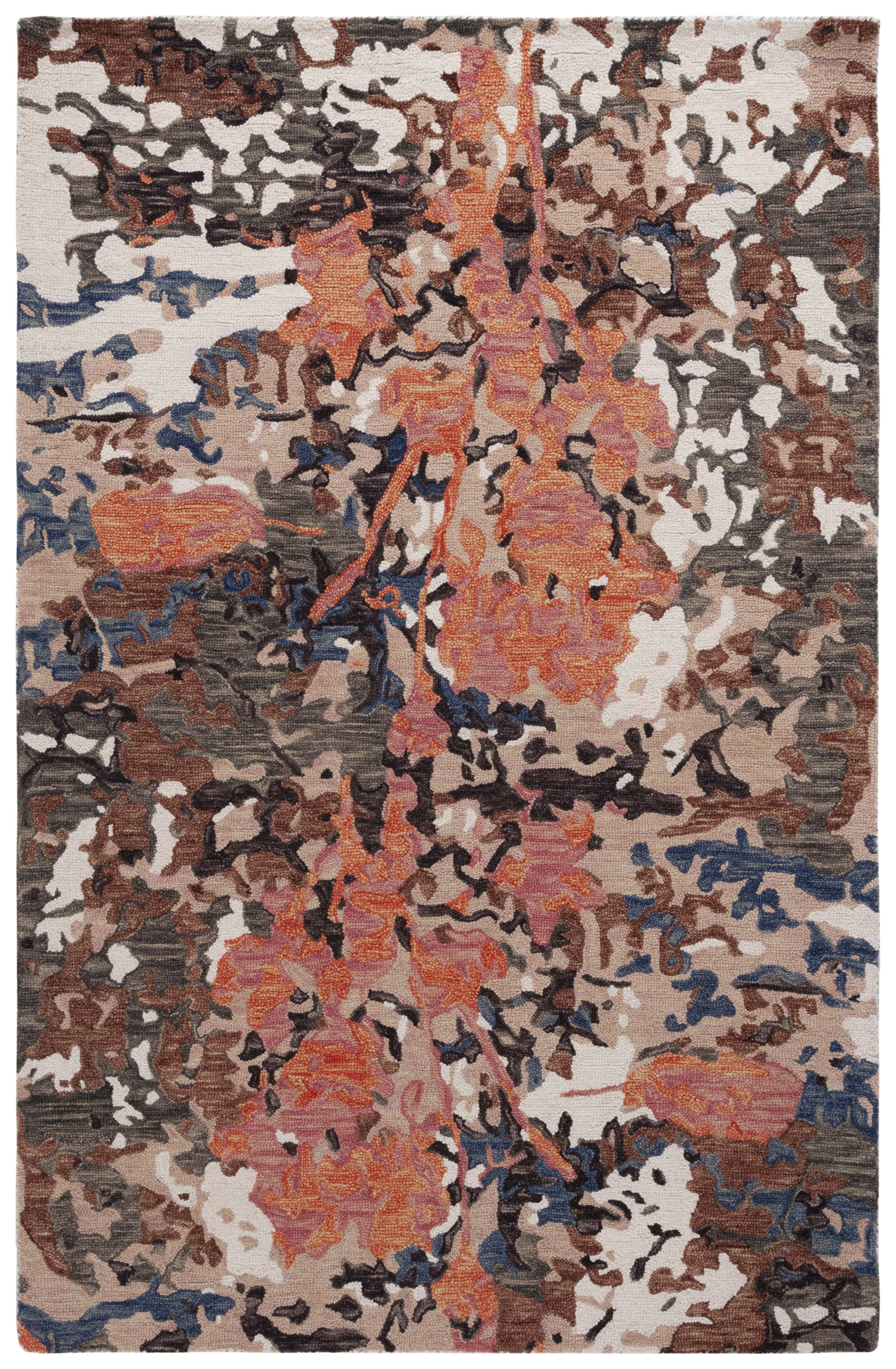 SAFAVIEH Blossom Yazmin Abstract Area Rug, Pink/Ivory, 5' x 8'