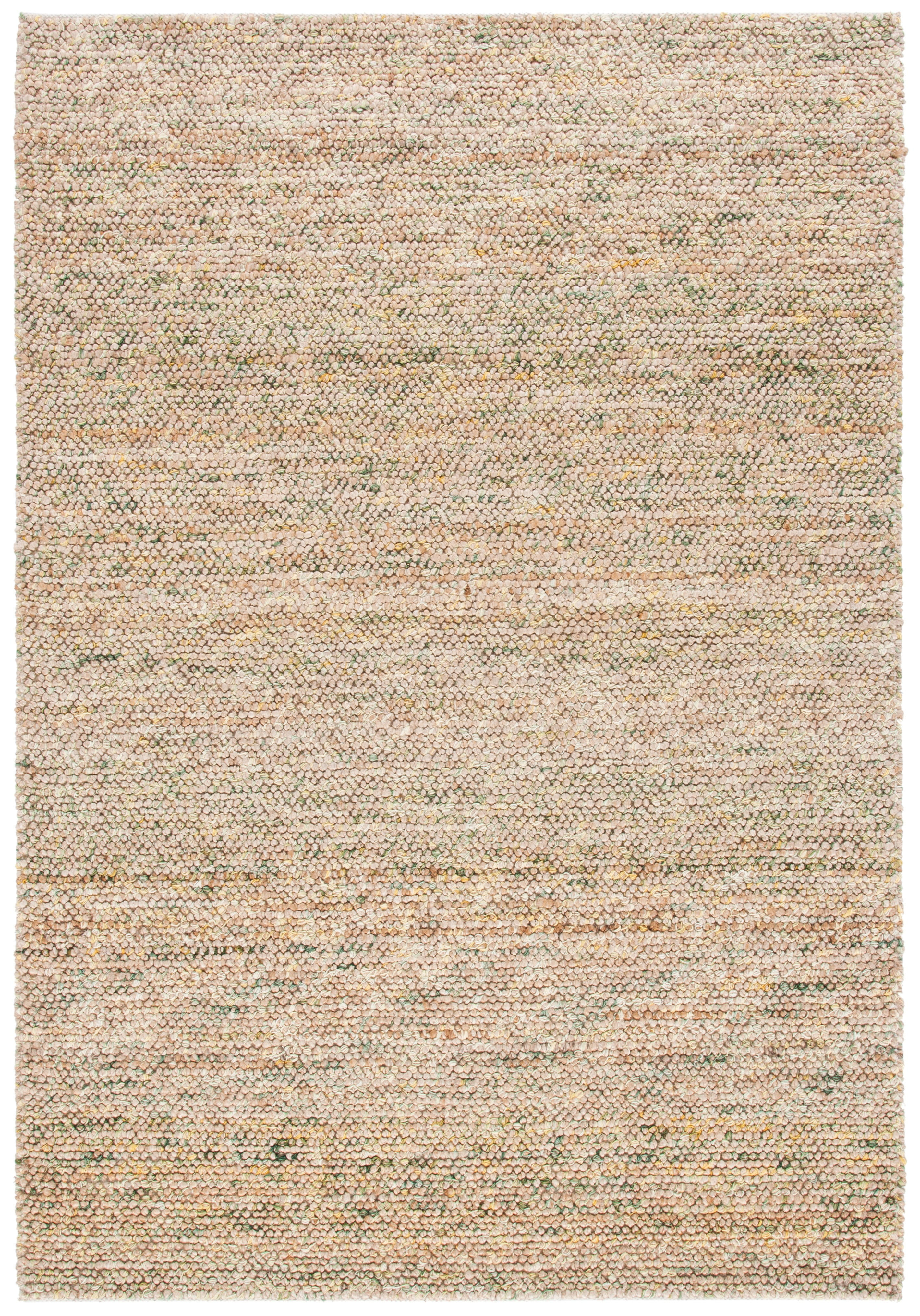 SAFAVIEH Bohemian Martha Solid Area Rug, Natural/Green, 8' x 10'