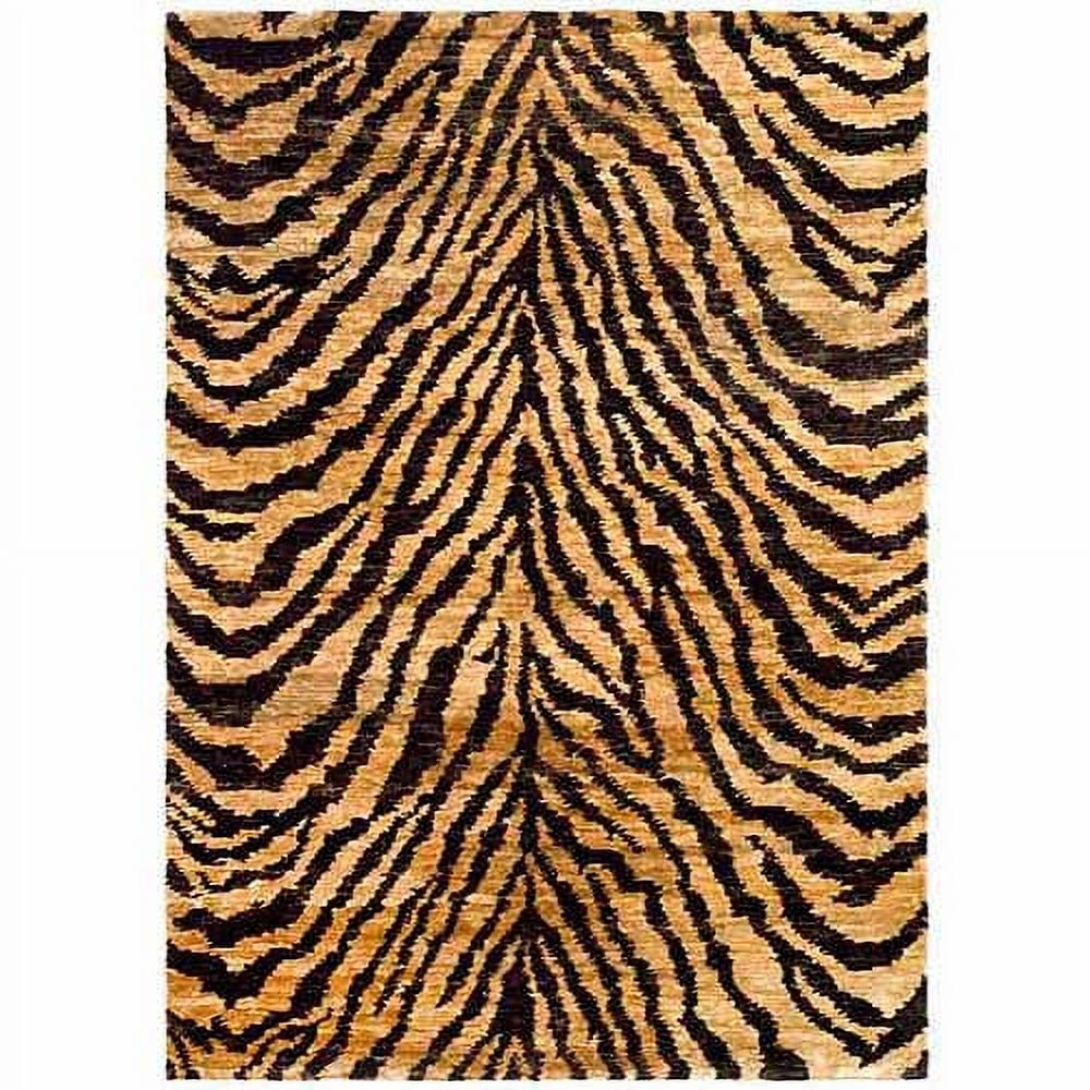 SAFAVIEH Bohemian Nick Geometric Area Rug, Natural/Black, 5' x 8'