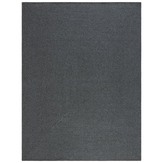 SAFAVIEH Alfombra Reversible Lavable a Máquina con Desgaste de Gino Trenzado, Negro, 10' x 14'