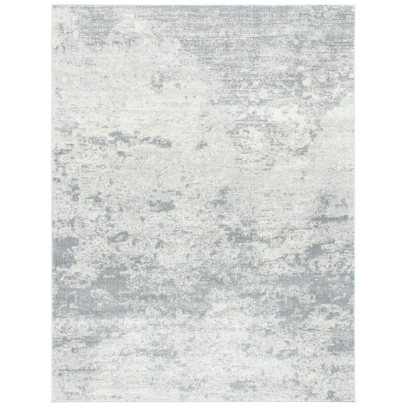 SAFAVIEH Brentwood Ainslee Abstract Area Rug, Grey/Ivory, 12' x 18'