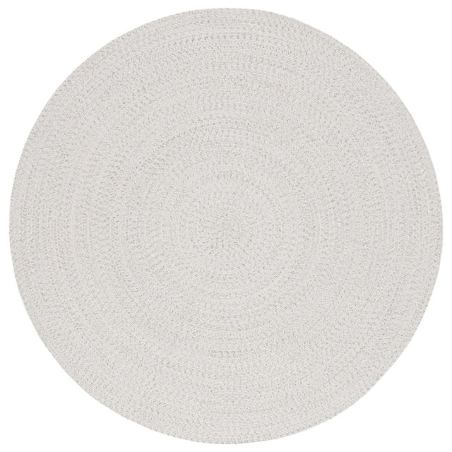 Brentwood BNT853 Power Loomed Indoor Area Rug - Blue/Ivory - 6'7" Round - Safavieh