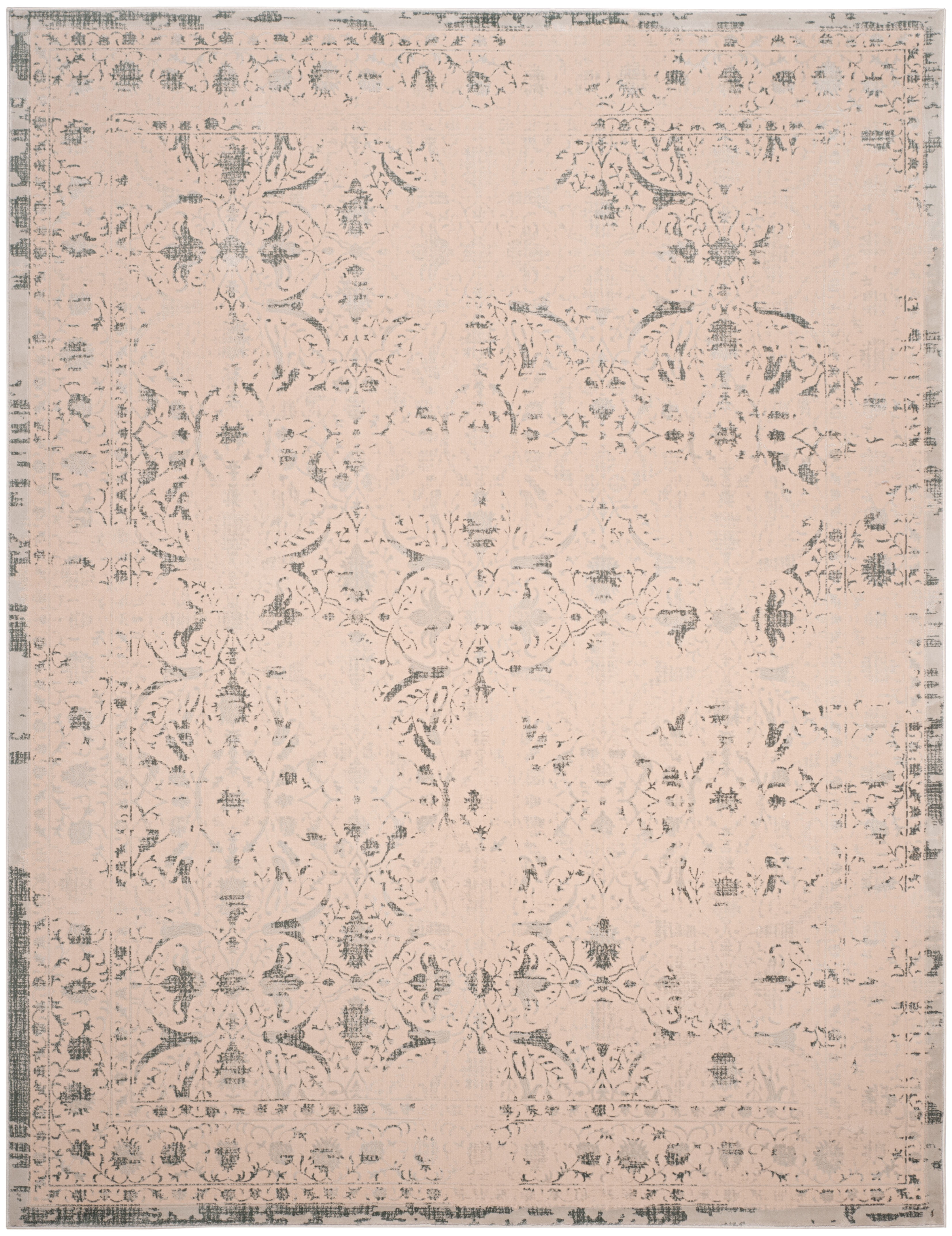 SAFAVIEH Brilliance Della Oriental Area Rug, Cream/Light Blue, 9' x 12'