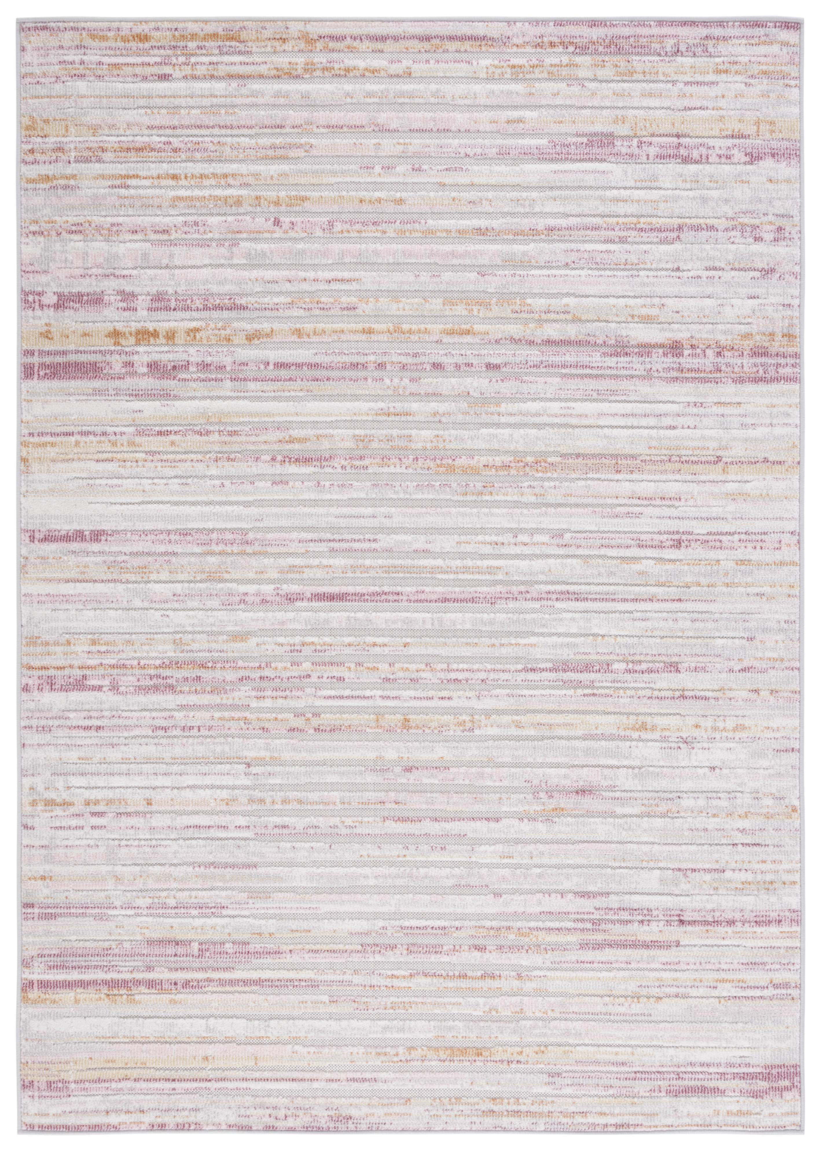 SAFAVIEH Cabana Alayna Indoor/Outdoor Area Rug, Rust/Ivory, 9' x 12'