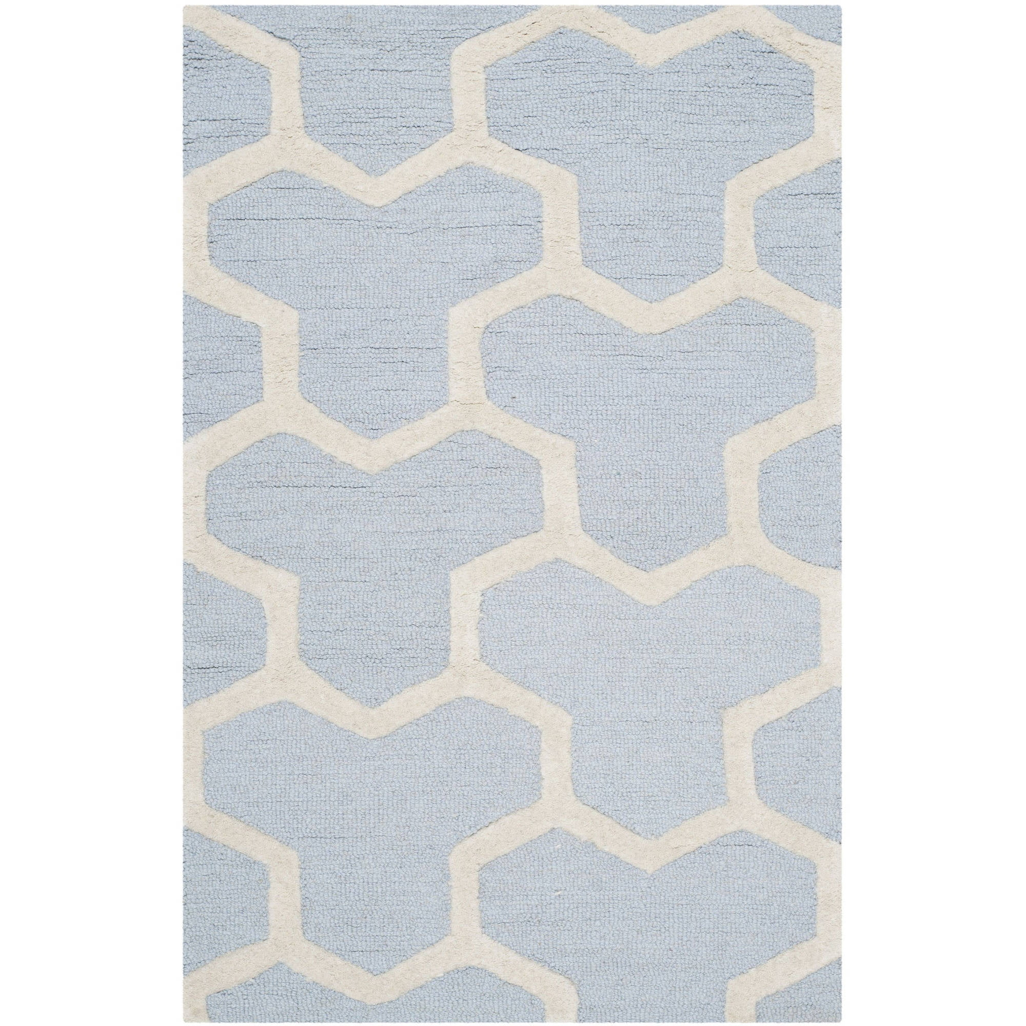 Deedgra Cambridge Hand Tufted Wool Geometric Rug
