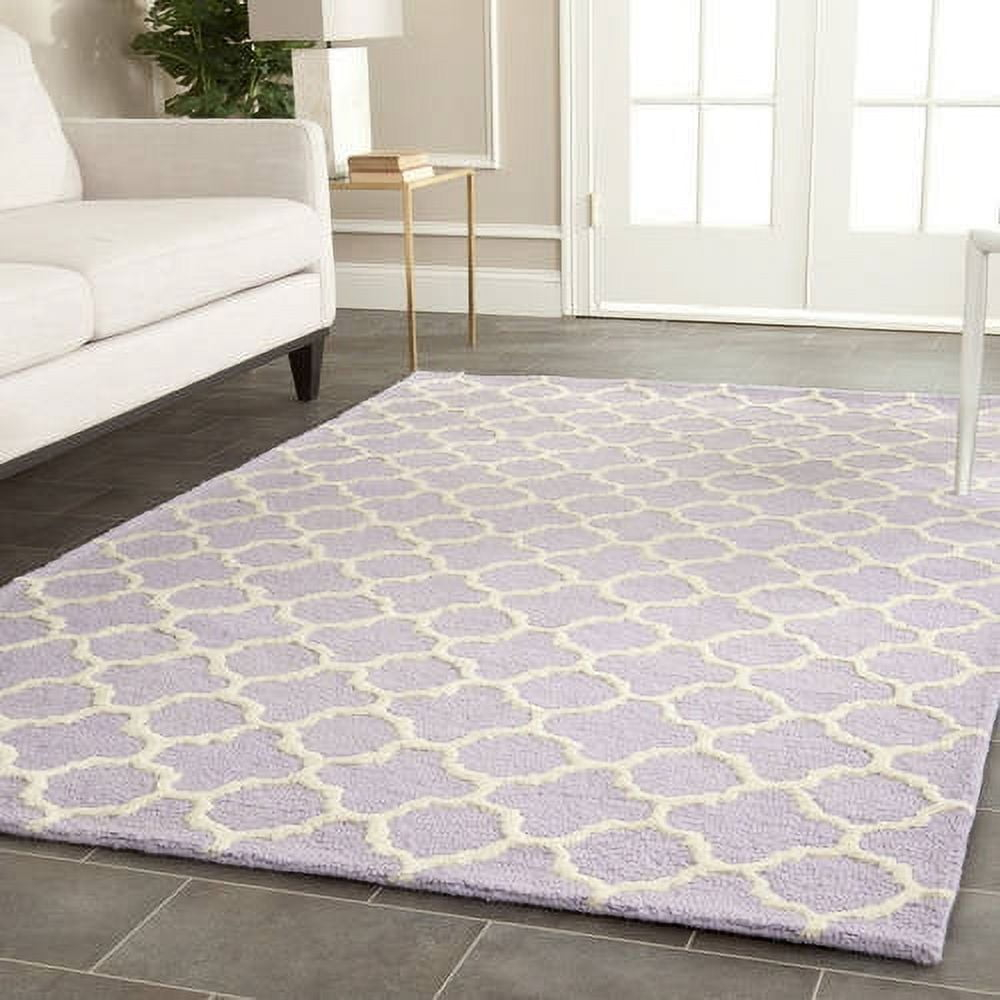 Cambridge CAM130 Tufted Indoor Area Rug - Lavander/Ivory - 5'x8' - Safavieh