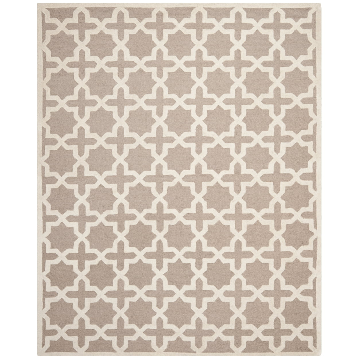 Cambridge CAM125 Tufted Indoor Area Rug - Beige/Ivory - 6'x6' - Safavieh