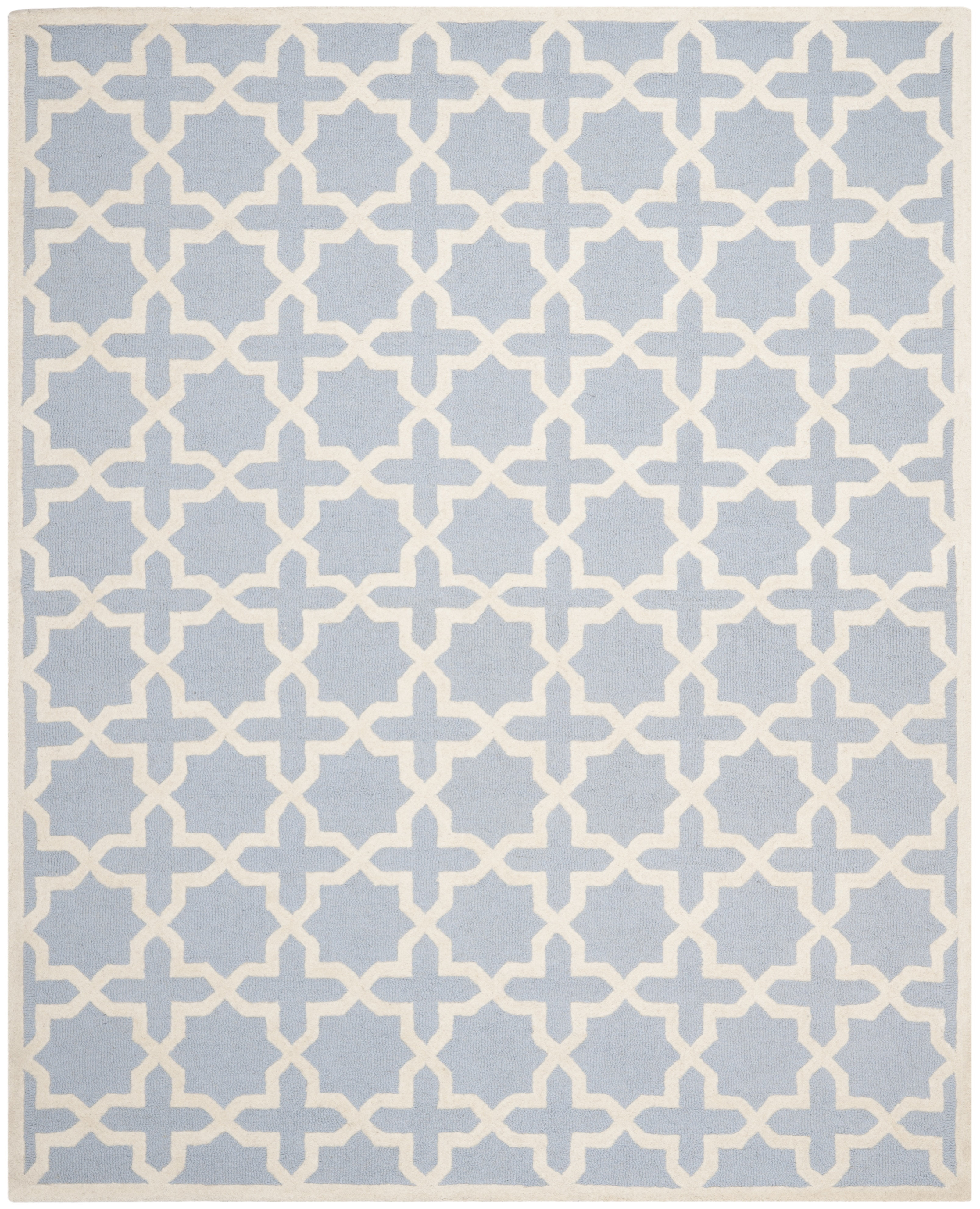 Cambridge CAM125 Tufted Indoor Area Rug - Light Blue/Ivory - 9'x12' - Safavieh