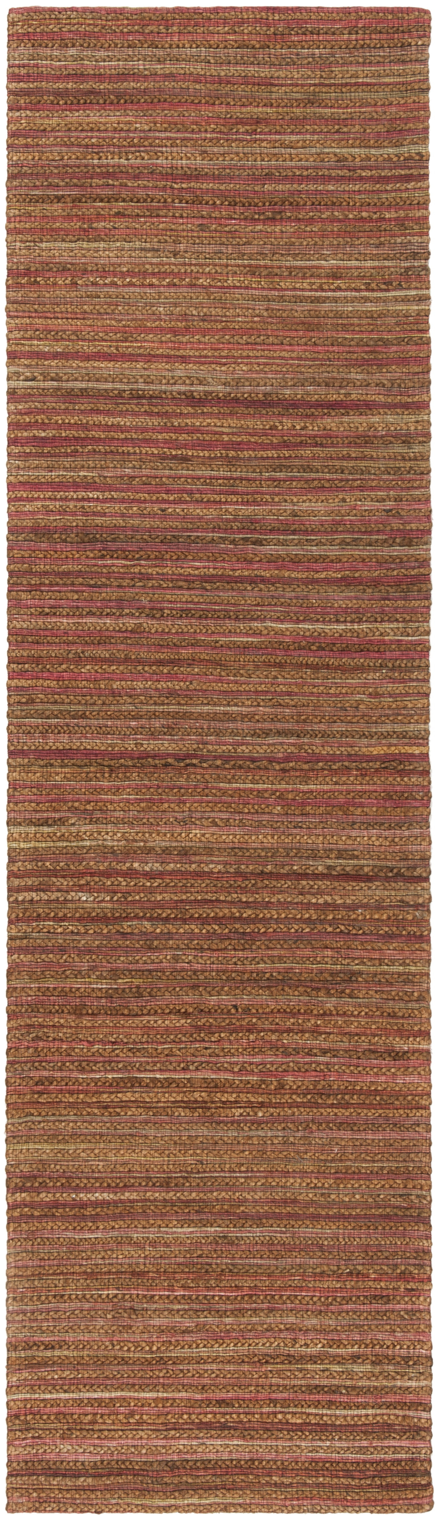 Cape Cod CAP503 Woven Indoor Runner Rug - Rust - 2'3"x12' - Safavieh