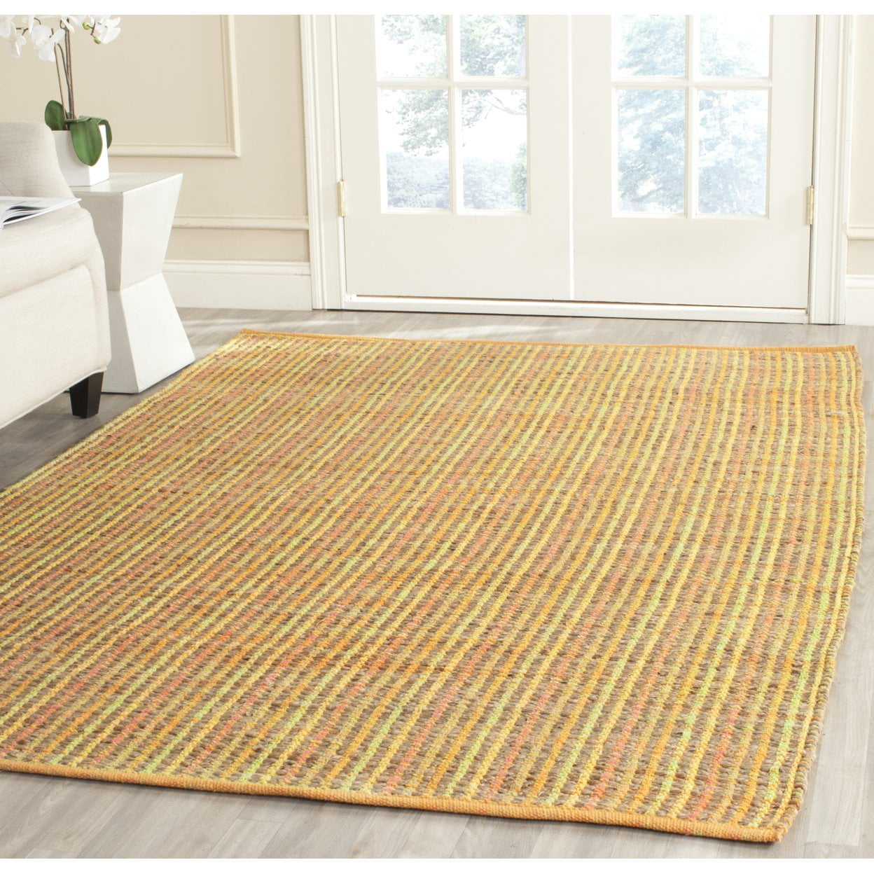 Cape Cod CAP831 Hand Woven Area Rug - Spring - 8'x10' - Safavieh.