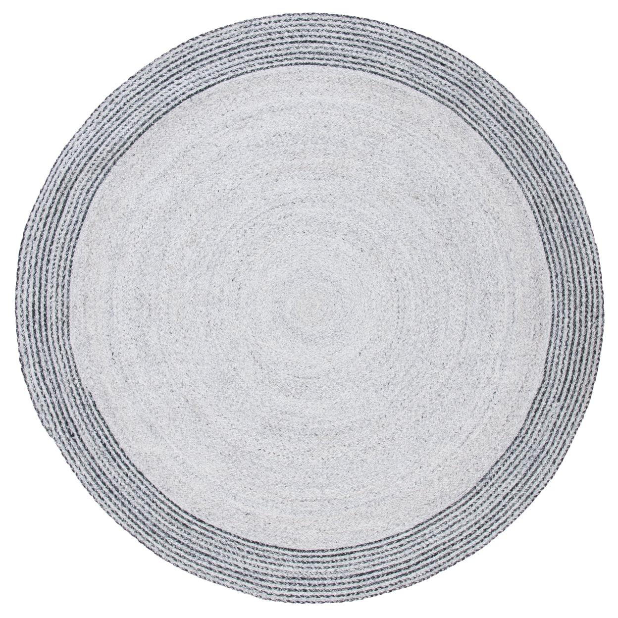 Cape Cod CAP223 Hand Woven Area Rug - Grey/Charcoal - 7' round - Safavieh.