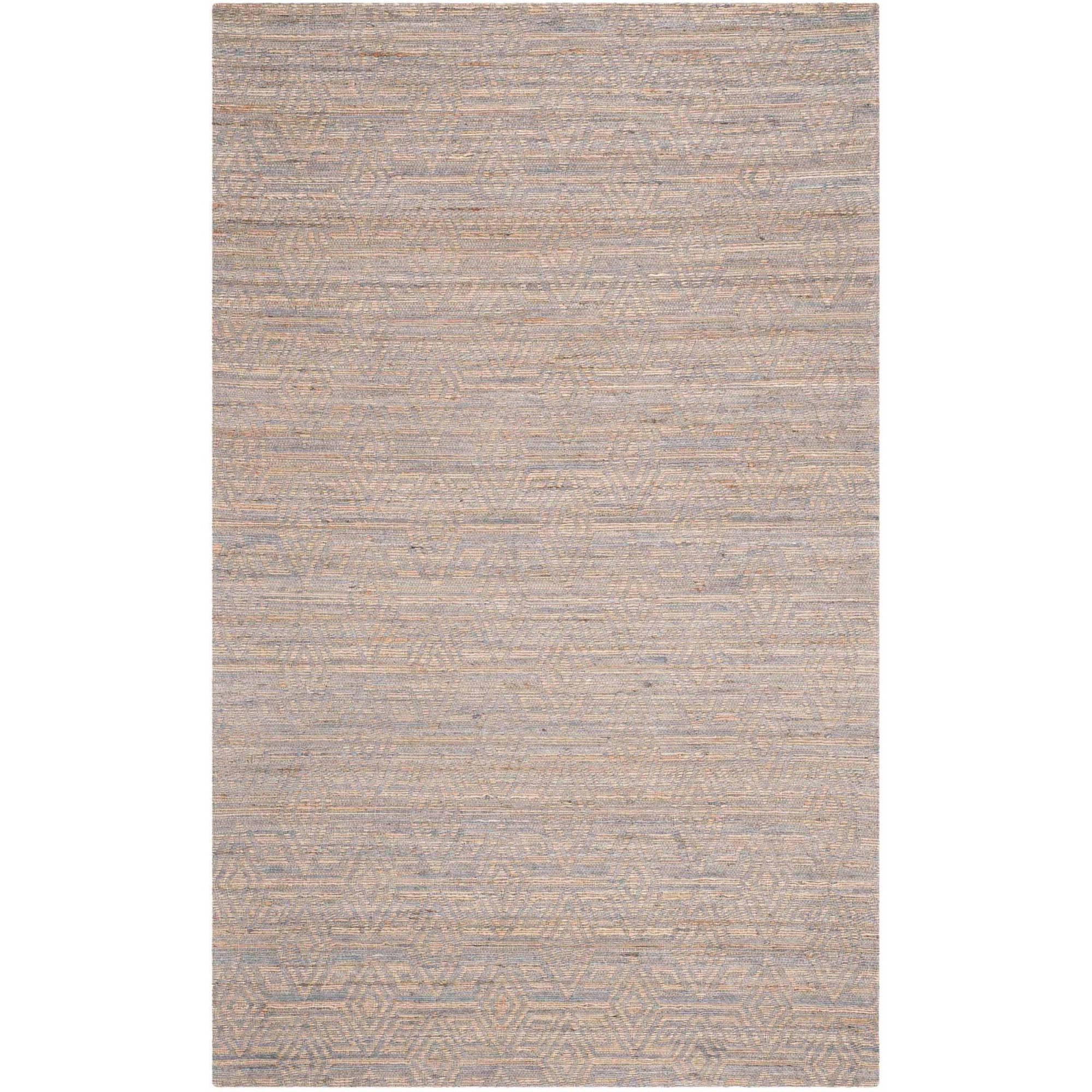 Cape Cod CAP412 Hand Woven Area Rug - Grey/Sand - 4'x6' - Safavieh..