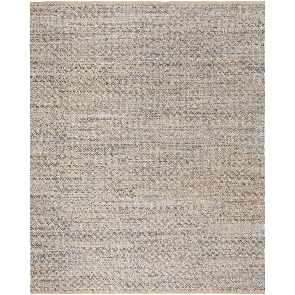 SAFAVIEH Cape Cod Phylliss Geometric Area Rug, Blue/Natural, 9' x 12'