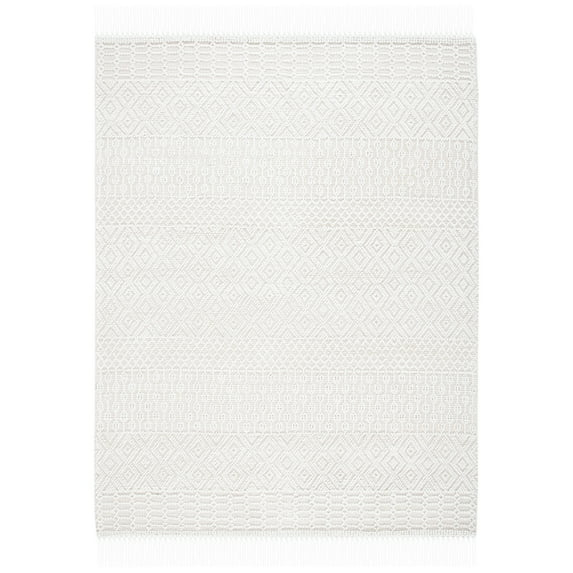 SAFAVIEH Casablanca Braelyn Diamond Area Rug, Ivory, 4' x 6'
