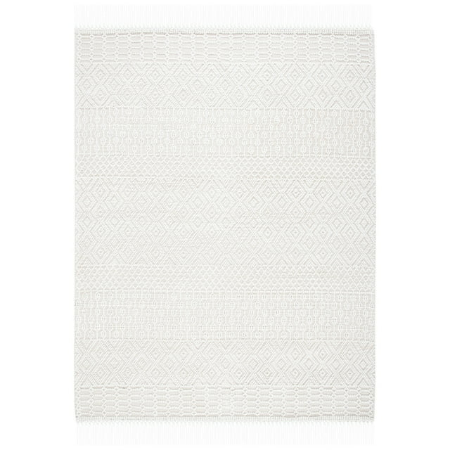 SAFAVIEH Casablanca Braelyn Diamond Area Rug, Ivory, 4' x 6'