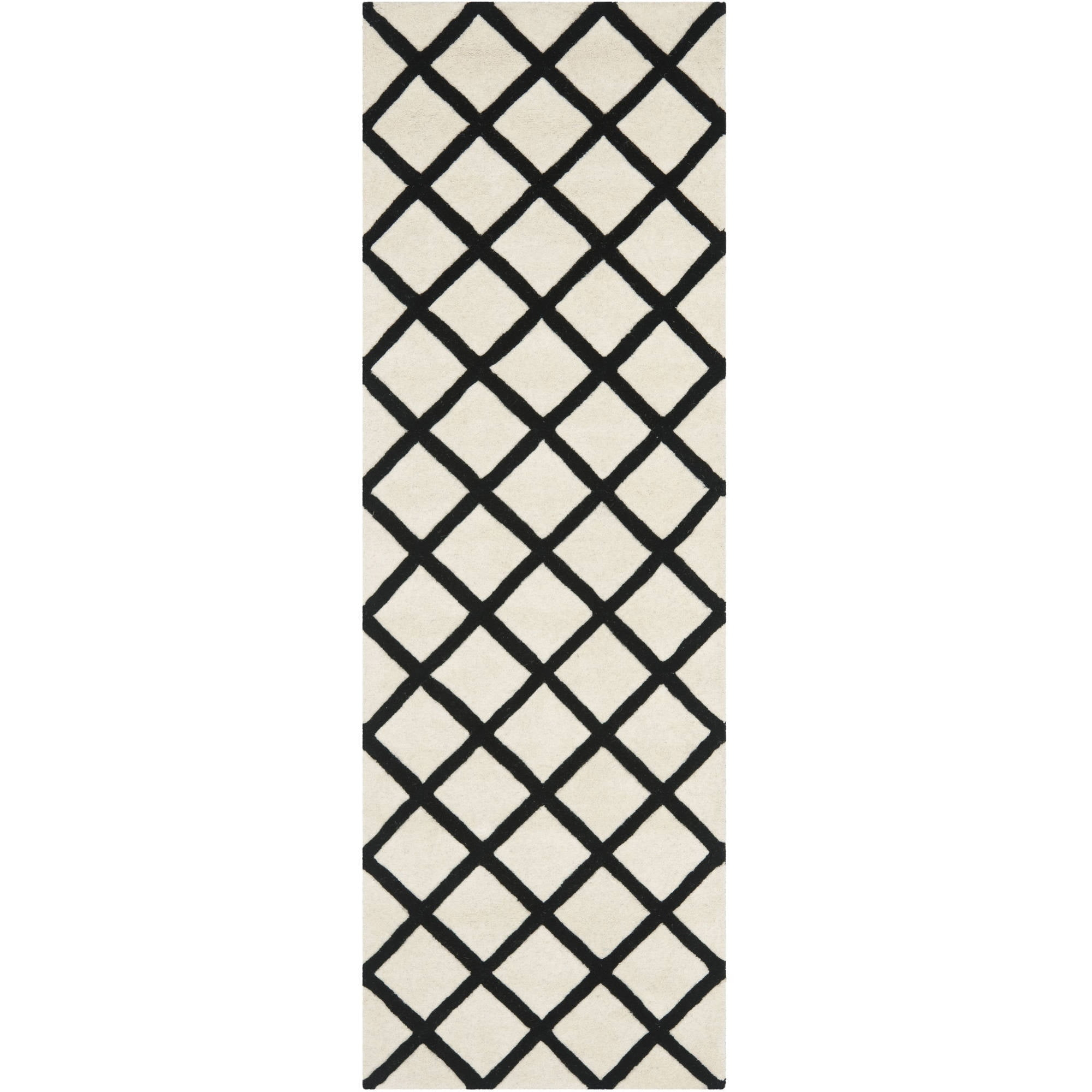 SAFAVIEH Chatham CHT718A Handmade Ivory / Black Rug