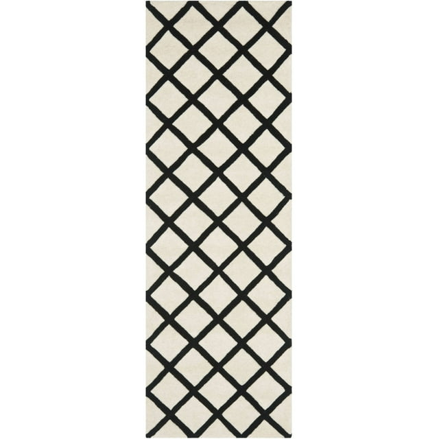 SAFAVIEH Chatham CHT718A Handmade Ivory / Black Rug