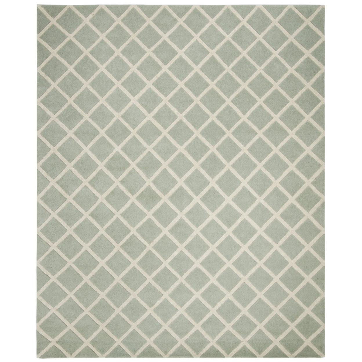 SAFAVIEH Chatham CHT718E Handmade Grey / Ivory Rug
