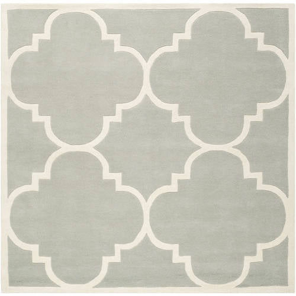 SAFAVIEH Chatham CHT730E Handmade Grey / Ivory Rug