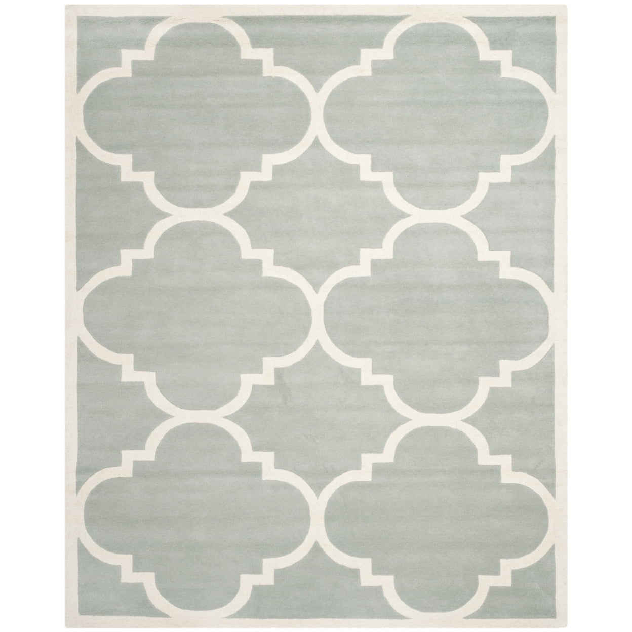 SAFAVIEH Chatham CHT730E Handmade Grey / Ivory Rug