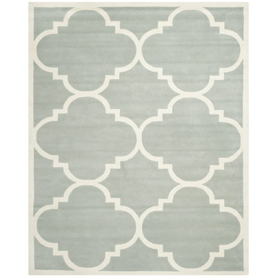 SAFAVIEH Chatham CHT730E Handmade Grey / Ivory Rug