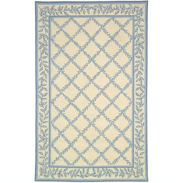 Chelsea HK230 Hand Hooked Accent Rug - Ivory/Light Blue - 1'8"x2'6" - Safavieh.