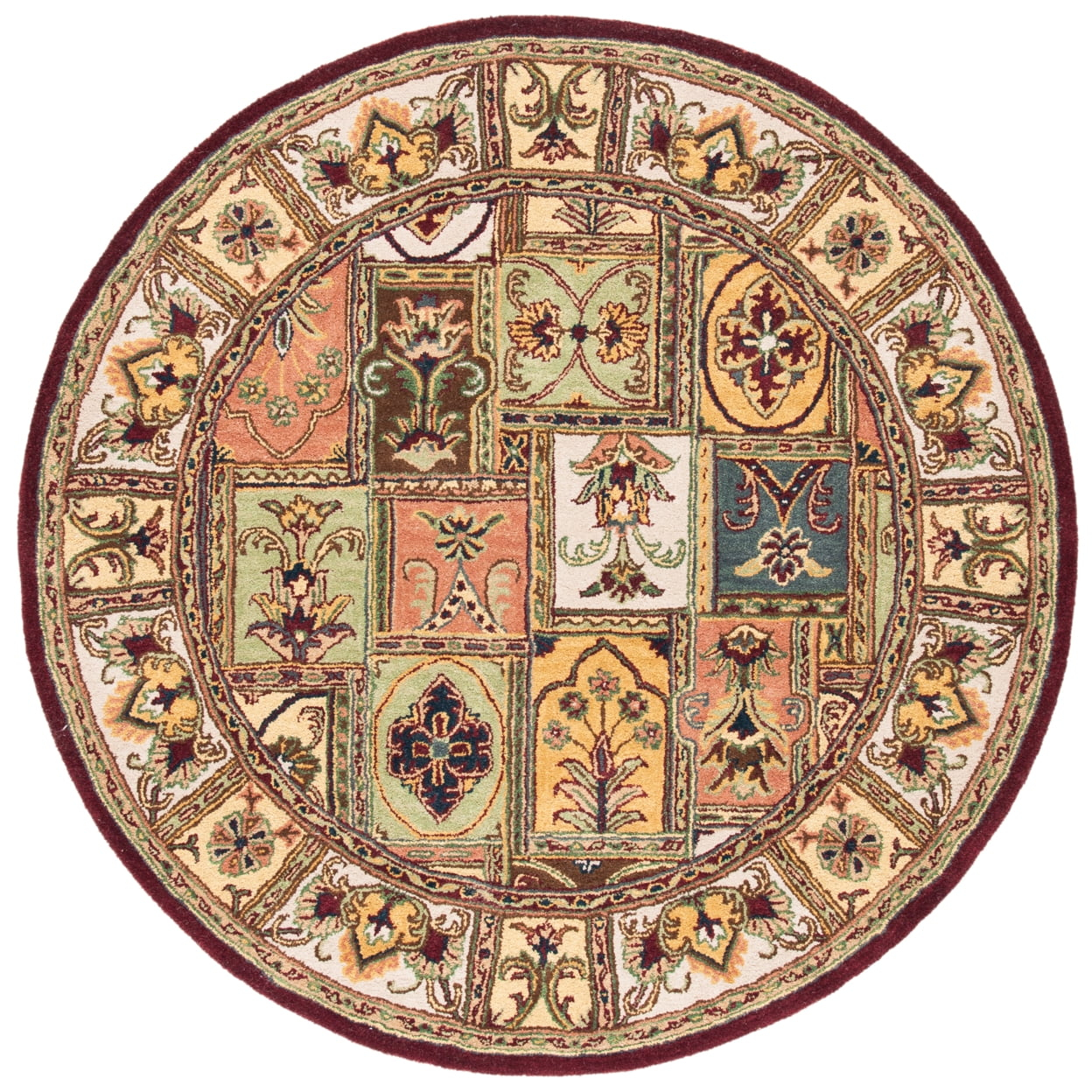 SAFAVIEH Classic Clotilda Floral Wool Area Rug, Assorted, 6' x 9'