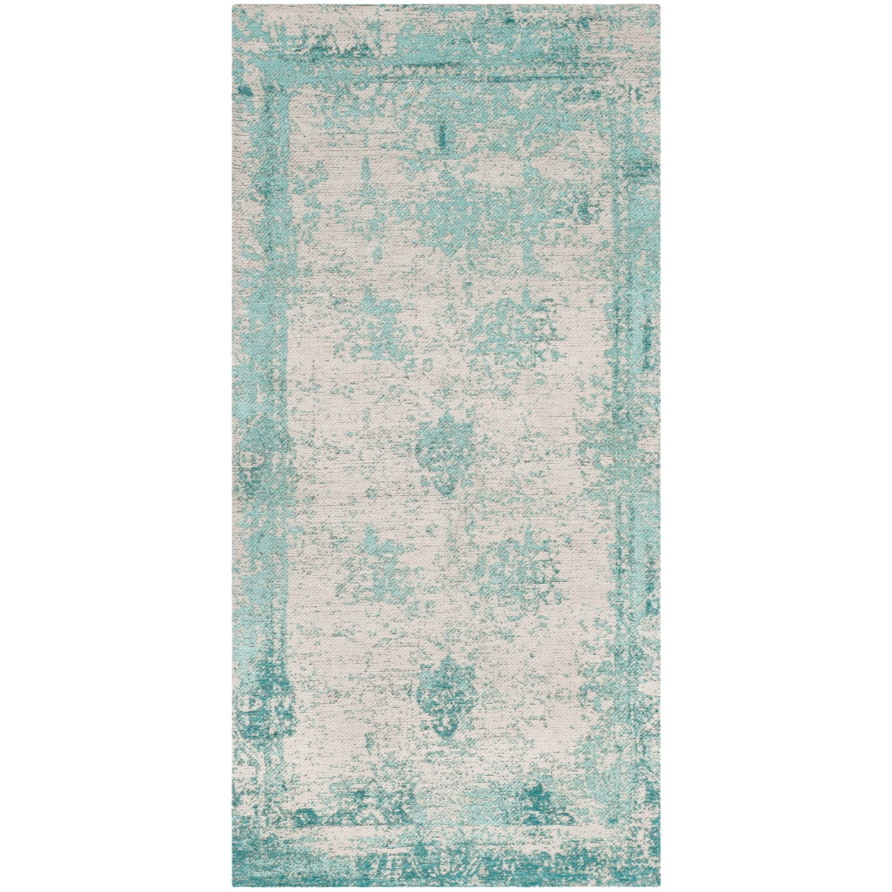 Classic Vintage CLV125 Power Loomed Accent Rug - Turquoise - 2'4"x4'8" - Safavieh.
