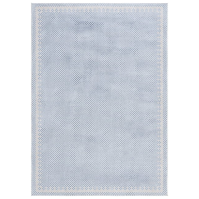 SAFAVIEH Continental Ermintrude Distressed Area Rug, Blue/Beige, 6'7" x 9'