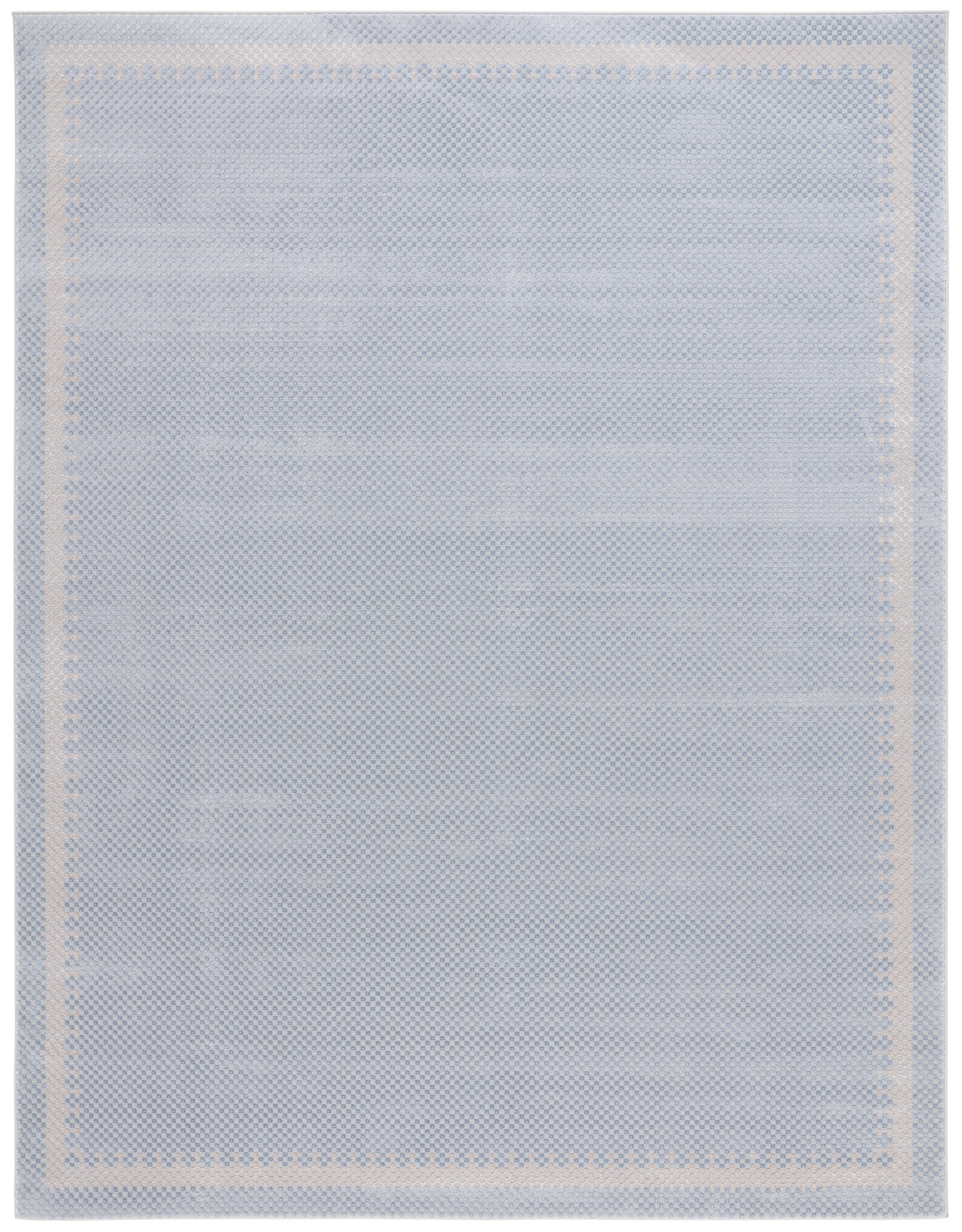 SAFAVIEH Continental Ermintrude Distressed Area Rug, Blue/Beige, 6'7" x 9'