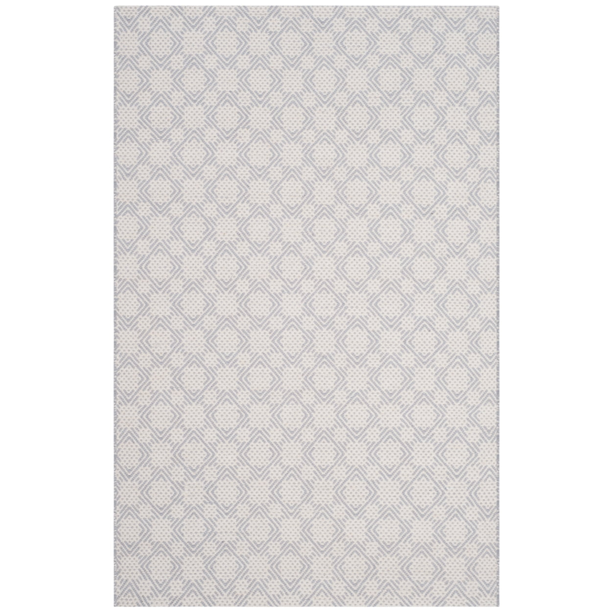 SAFAVIEH Cotton Kilim KLC222D Handwoven Silver /Ivory Rug