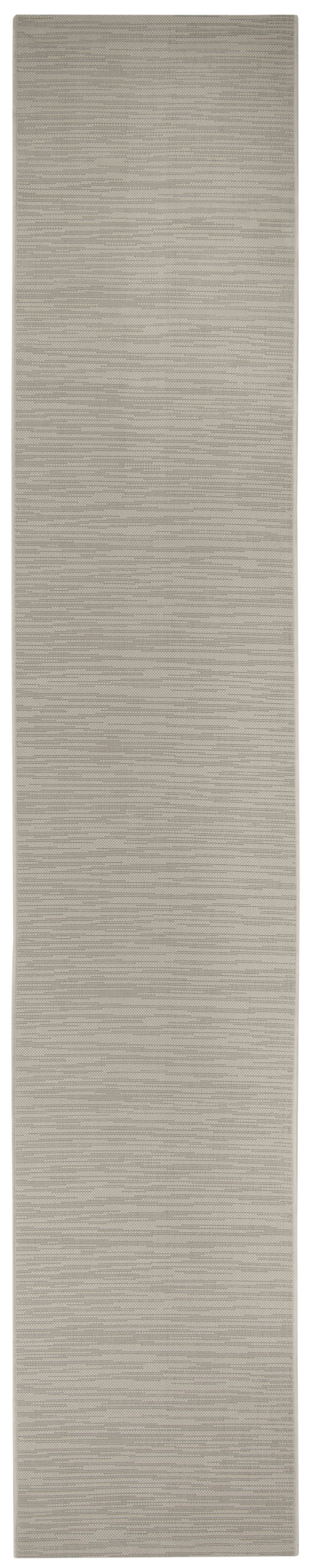 SAFAVIEH Courtyard Alana Contemporary Indoor/Outdoor Runner Rug, 2'3" x 6'7", Light Grey