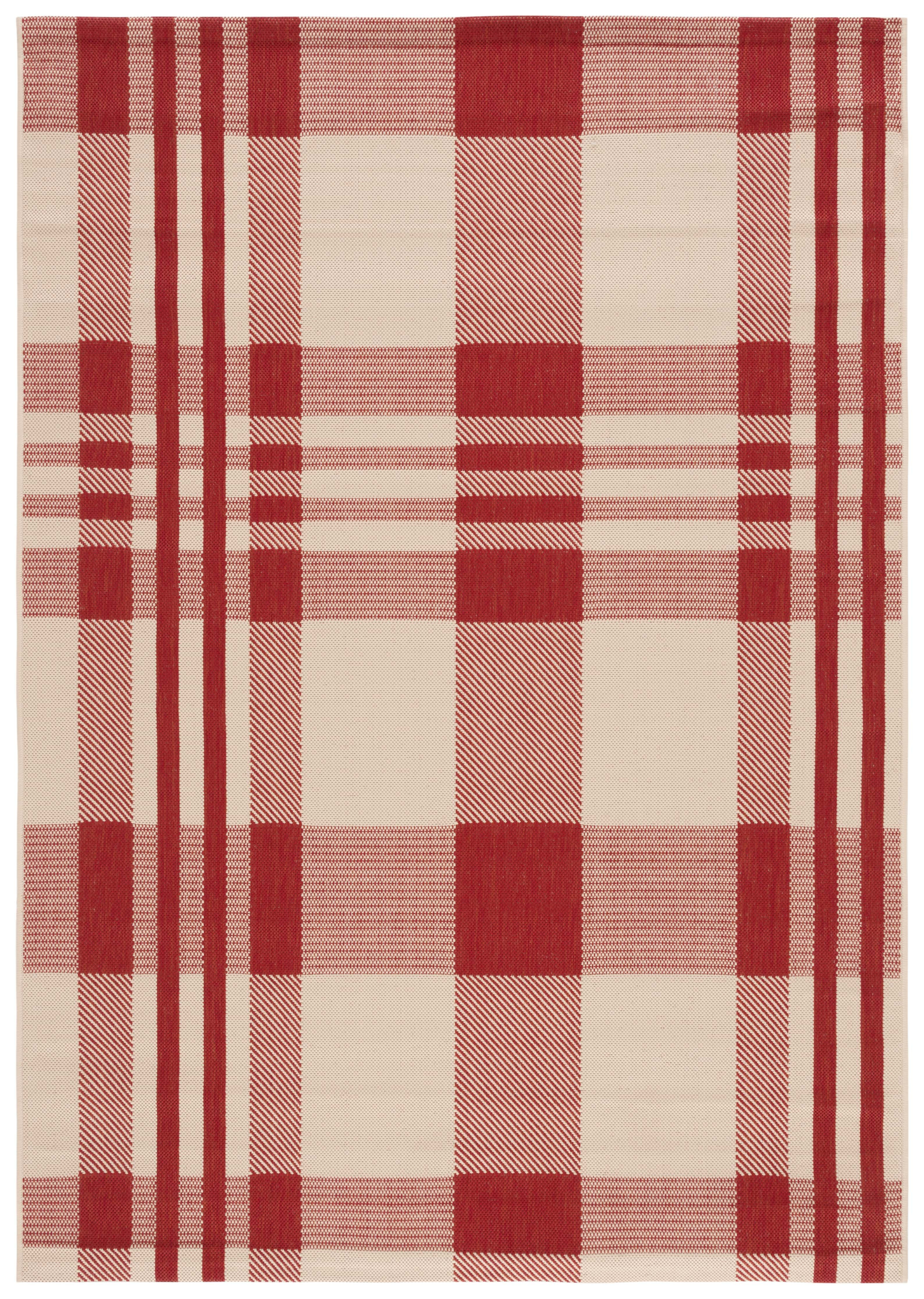 Courtyard Performance Plaid Rug