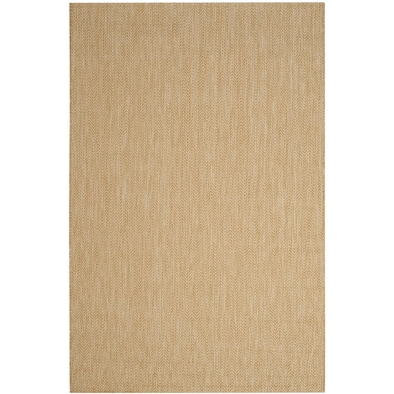 SAFAVIEH Hampton Hoyt Zig-Zag Indoor/Outdoor Area Rug, Natural, 9' x 12'