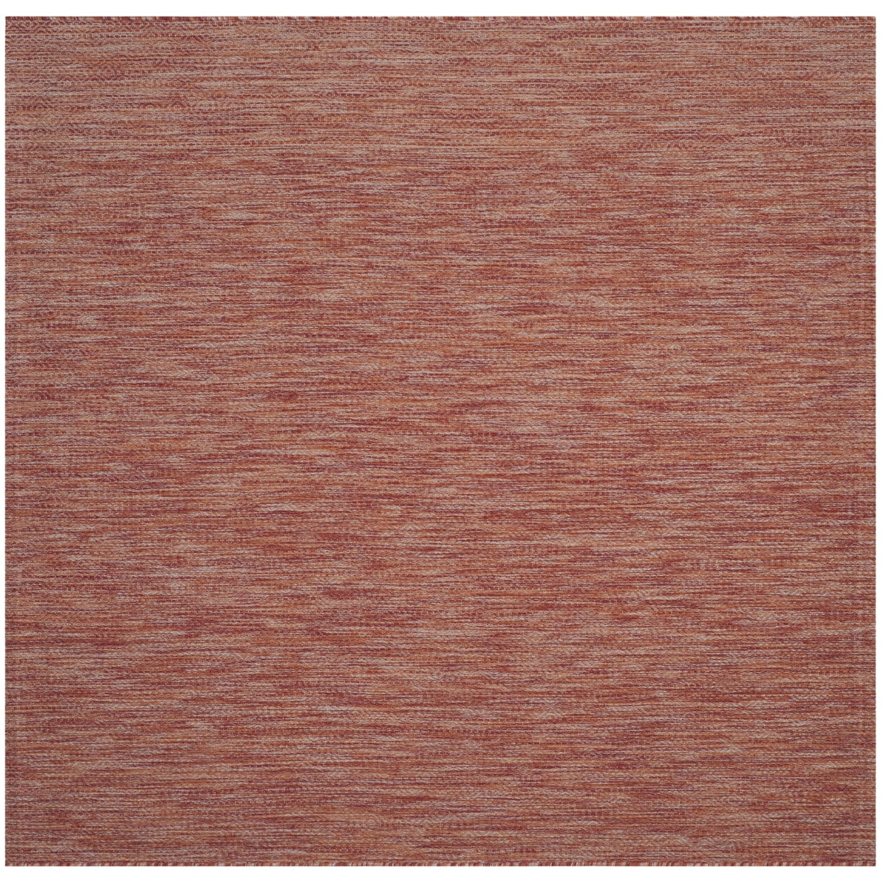 Courtyard CY8520 Power Loomed Indoor and Outdoor Area Rug - Red/Red - 6'7"x6'7" - Safavieh