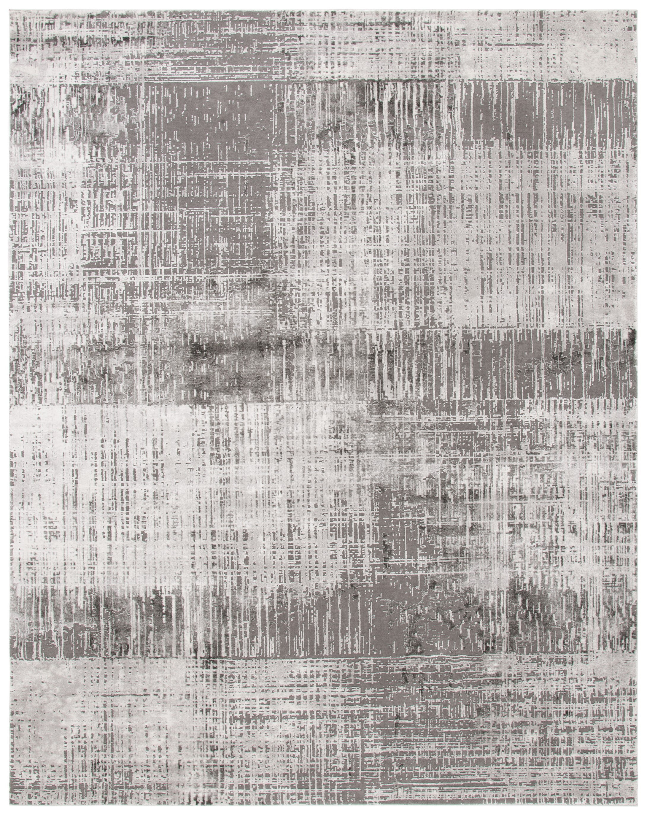 SAFAVIEH Craft Emmet Abstract Area Rug, Grey/Dark Grey, 12' x 15'