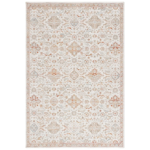 SAFAVIEH Culture Verity Abstract Area Rug, Ivory/Rust, 8' x 10'