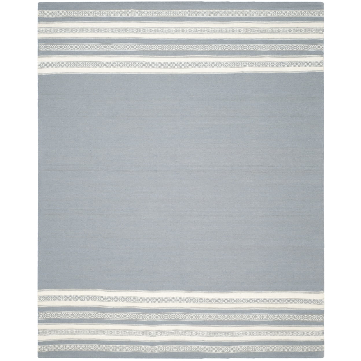 Safavieh  Handmade Flatweave Dhurries Shirleen Modern Wool Rug Grey 3' x 5' 3' x 5' Indoor,Handmade Living Room Rectangle