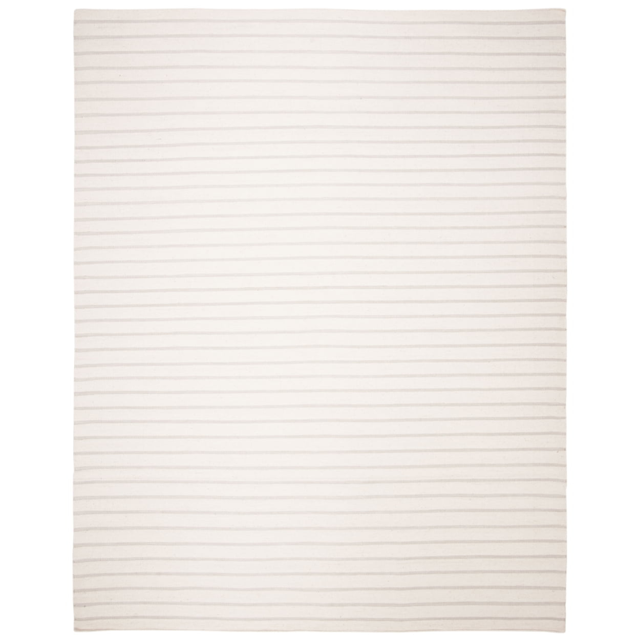 SAFAVIEH Dhurries Gina Geometric Wool Area Rug, White, 4' x 6'